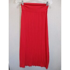 Daily Specials Skirt Size Small Red Maxi